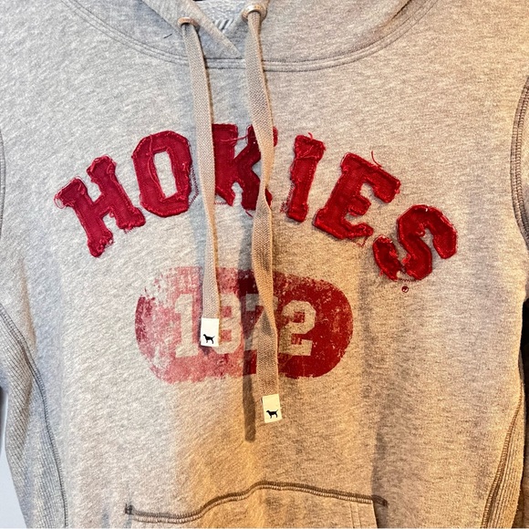 PINK | Rare Y2K Virginia Tech Hokies hooded sweatshirt - Picture 2 of 10